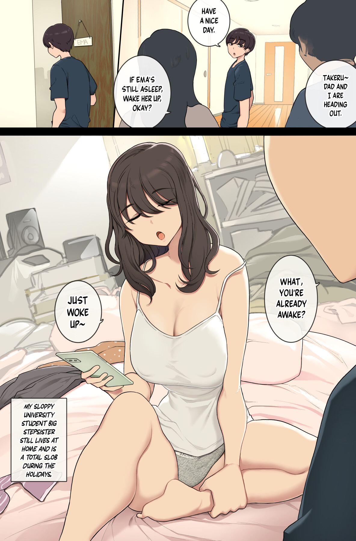hentai manga I Get to Fuck my Stepsister, Who\'s Sloppy in Both Her Lifestyle and Her Sense of Chastity